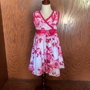 Girls Floral Summer Dress